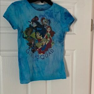 DC Comics Blue Short Sleeve Tee with Graphic Design